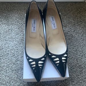 Jimmy Choo Women’s Patent Leather Black Heels